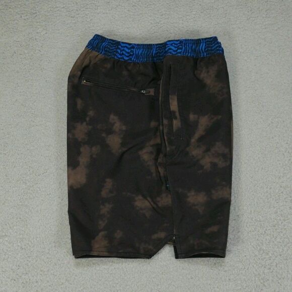 Stance Complex Hybrid Shorts Mens Medium Brown Tie-dye Performance - Picture 4 of 16